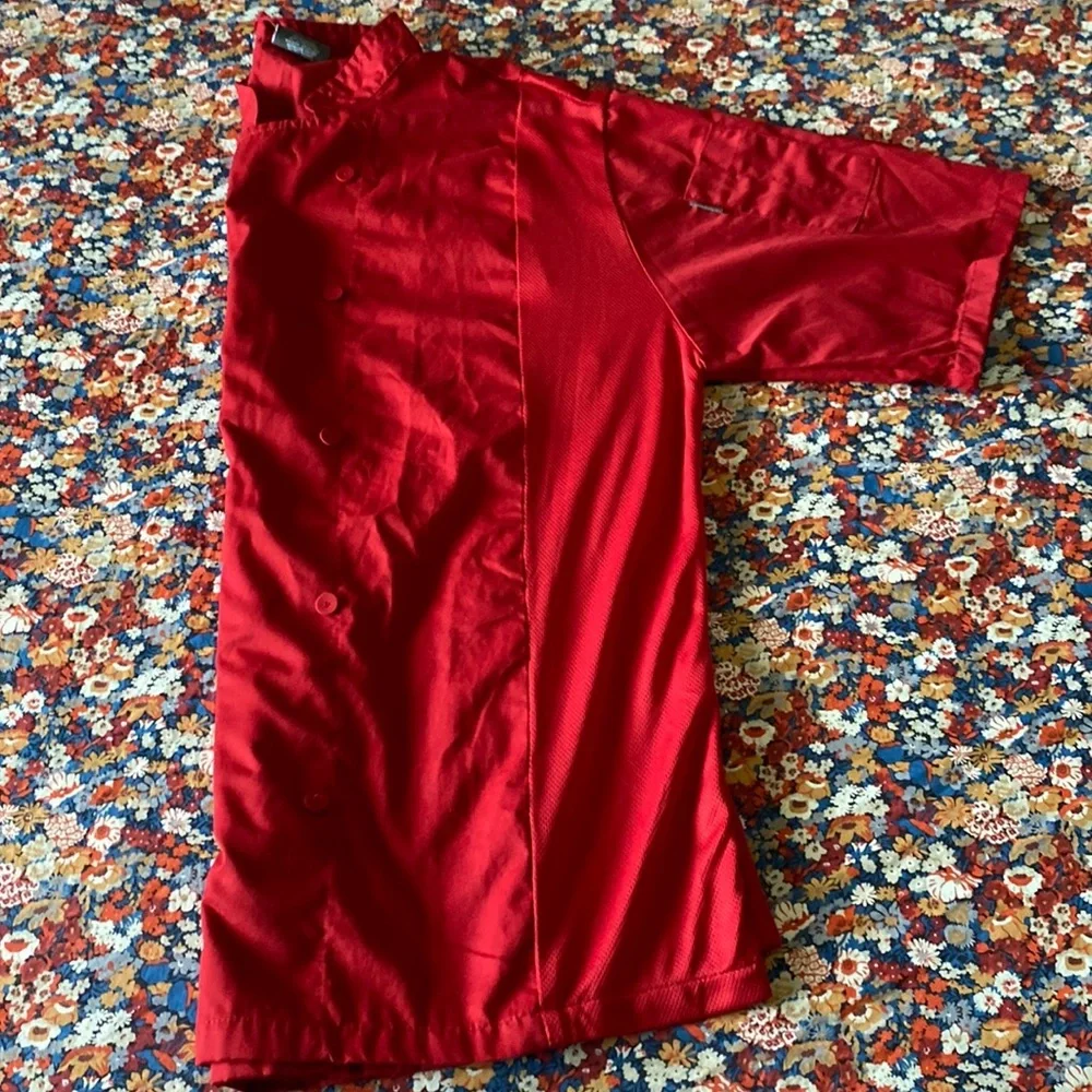 Chef Code Large red button down Shirt - Picture 16 of 16